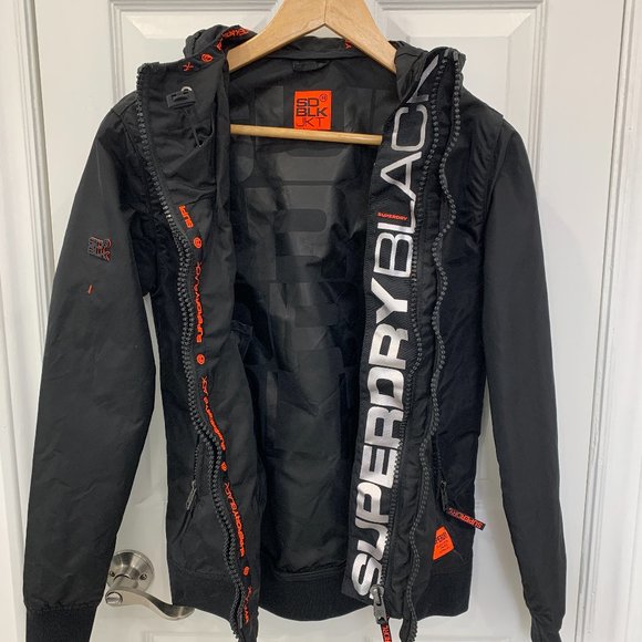Superdry black edition windbreaker jacket - Men's XS - Picture 1 of 5